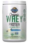 Garden of Life - Organic Whey Protein - Grass Fed, Vanilla - 378g