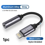 Adaptateur De Prise De Téléphone Pour Iphone,Câble Audio Pour Iphone 14,13 L,Vers 3.5mm,Vers Ios 15,Vers 3,5mm,Sauna,Iphone 12,11,Xs,X,Xr,8 - Type 1 Pc