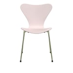 Fritz Hansen - Sjuan 3107 stol stålstativ rainbow 7:14 AM pink - Matstolar - Arne Jacobsen - Rosa - Metall