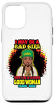 Coque pour iPhone 12/12 Pro Melanin Queen I May Be A Bad Girl But I'm A Damn Good Woman