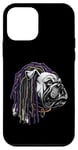 iPhone 12 mini BULLDOG WITH DREADS FOR DOG AND REGGAE LOVERS Case