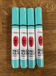 Loreal Magic Mani Retouch and Go Nail Pen 401 Red X4 Bundle Deal