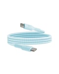 Belkin BoostCharge Braided USB-C to USB-C Cable (1M/3.3ft) for iPhone 16, iPhone 16 Pro, iPhone 16 Pro Max, iPhone 16 Plus, Galaxy S24, S23, Note10, Note9, Pixel 9, Pixel 8, iPad Pro, & More - Blue