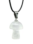 Mushroom Quartz Pendant Necklace Crystal Natural Gemstone Spiritual All Healer