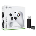 Xbox Wireless Controller + PC Adapter White