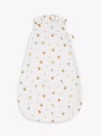 John Lewis Oh My Darling Bee Sun Print Sleeping Bag, 0.5 Tog, White/Multi