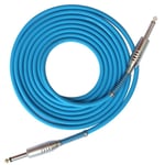 3m Cable Guitare Jack 6.5mm Cable Audio pour Guitare Mixeur Amplificateur Basse,Bleu