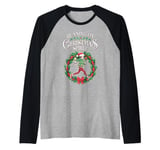 Running On Christmas Spirit Runners Raglan Baseball Tee