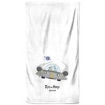 Rick and Morty Spaceship Beach Towel