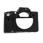 vhbw photo housse de rechange sac compatible avec Sony Alpha 7R II, 7S II appareil photo - silicone noir