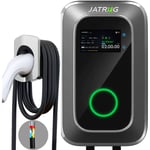 Jatrhg - S1 Borne de Recharge pour Véhicule Électrique 7kW 8M 32A Monophasé - Station de Charge Type 2 iec 62196-2 - Chargeur Rapide ev Wallbox