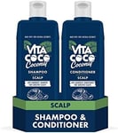 Vita Coco Anti-Dandruff Shampoo and Conditioner Bundle with Coconut and Guava (