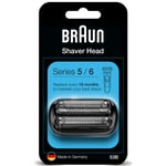 Braun Series 5/6 53B Electric Shaver Head Replacement - Black