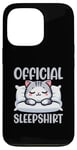 Coque pour iPhone 13 Pro Chemise de nuit officielle American Shorthair Funny Cat Lover