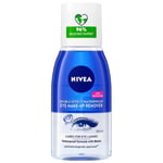 NIVEA DOUBLE EFFECT WATERPROOF EYE MALE-UP REMOVER LASH PROTECTION 125ML