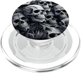 Enchanting Gothic Skulls Mystic Guardians Skull Bone Pattern PopSockets PopGrip for MagSafe