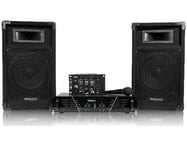 Pack sono IBIZA DJ300N 480W + table de mixage + 2 HP + mic