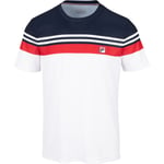 Fila Malte T-skjorte Herre - Hvit - str. 2XL