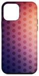 Coque pour iPhone 12 mini Violet à pois jaunes dégradés