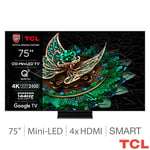 TCL 75Q9BK 75 Inch Mini LED 144 Hz TV