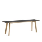 HAY - CPH Deux 215 2.0 Bench Untreated Beech Frame W140 X D35 X H45 Stone Grey Top Lacquered Beech Edge - Penkit - Ronan & Erwan Bouroullec - Harmaa - Puu