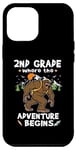 Coque pour iPhone 15 Pro Max 2nd Grade Where The Adventure Begins Back To School Bigfoot