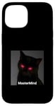 Coque pour iPhone 15 evillarry larry chat meme brainrot lobotomisateur mastermind