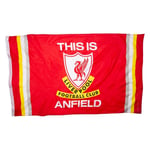 Liverpool Flagga This Is Anfield - Röd/Vit/Gul - Liverpool FC, storlek One Size