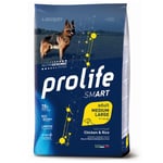 Prolife Smart Adult Keskikokoiset/ Suuret rodut Kana & Riisi - Sarja %: 2 x 12 kg