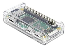 SB Haute Qualité Raspberry Pi Case Zero - Effacer/Transparent ** Accès à Tous Les Ports ** montés en 30 Secondes et fermé Ouvert (Clear)