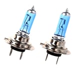 Tlily - 2 Pieces Lampes halogenes H7 pour la voiture Lampe a led 6000K Xenon Phare 100W 24V ultra brillant L'eclairage: blanc