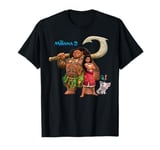 Disney Moana 2 Maui Pua Hehei Together Again with Movie Logo T-Shirt