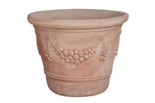 Biscottini Vase Terre Cuite Main Décoratif Pot de Fleur Grande Plantes Eastern