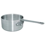 Vogue Aluminium Saucepan 1.7Ltr 81X160mm Cookware Casserole Cool Grip Handle