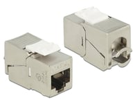 DELOCK – Keystone Module RJ45 jack > LSA Cat.6A STP compact (86179)