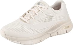 Skechers Women's Arch Fit Big Appeal Sneaker,Off White Mesh/Trim,3.5 UK