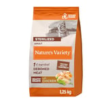 Nature's Variety Healthy Grains - Croquettes pour Chat Stérilisé - Poulet - 1,25kg