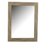 Vacchetti Miroir en Bois de Noyer rectangulaire, Multicolore, Grande Taille