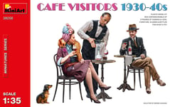 Cafe Visitors 1930-40S Figurine 1:3 5 Plastique Model Kit Miniart