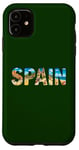 Coque pour iPhone 11 Tenue de voyage de vacances en Espagne