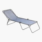 Lafuma Mobilier - Bain de soleil pliable - siesta l - Ocean ii Tube Titane