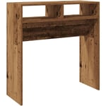 Vidaxl - Table console vieux bois 78x30x80 cm bois d'ingénierie