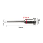 Mandrin en acier de haute qualité pour outil distant Dremel,3 pièces de 3.17mm et 6mm - Type Silver 3pcs 3 17mm