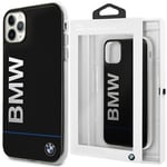 BMW BMHCN58PCUBBK iPhone-deksel iPhone 11 Pro 5.8 svart/svart hardt deksel Signatur trykt logo