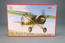 LP792 IBG 72518 Maquette 1/72 Avion militaire PZL P.11b Fighter Romanian service