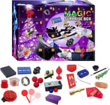 Magic Advent Calendar, 24 Days Countdown Advent Calendar Magic Surprise Box, 24 Magic Tricks -pelilelu, joululahja pojille ja tytöille