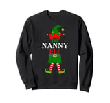 The Nanny Elf - Funny Matching Family Group Christmas Sweatshirt