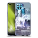 Head Case Designs sous Licence Officielle Simone Gatterwe Licorne d'argent Pégase Et Licornes Coque en Gel Doux Compatible avec Oppo Reno4 Lite