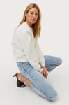 Gina Tricot - Sweatshirt Basic Sweater - Vit