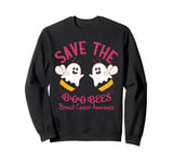 SAVE THE BOOBEES BOO BEES BREAST CANCER HALLOWEEN WOMEN MEN Sweatshirt